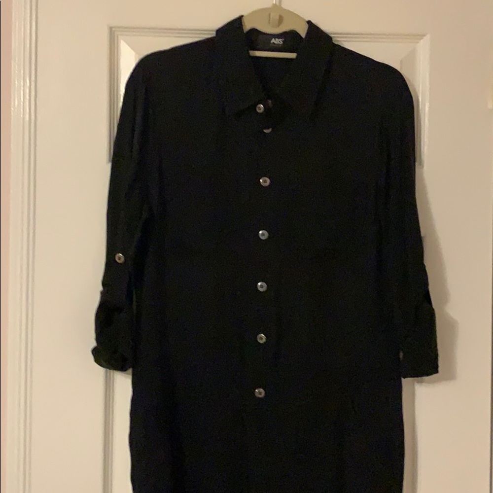 ABS by Allen Schwartz Black Jumpsuit